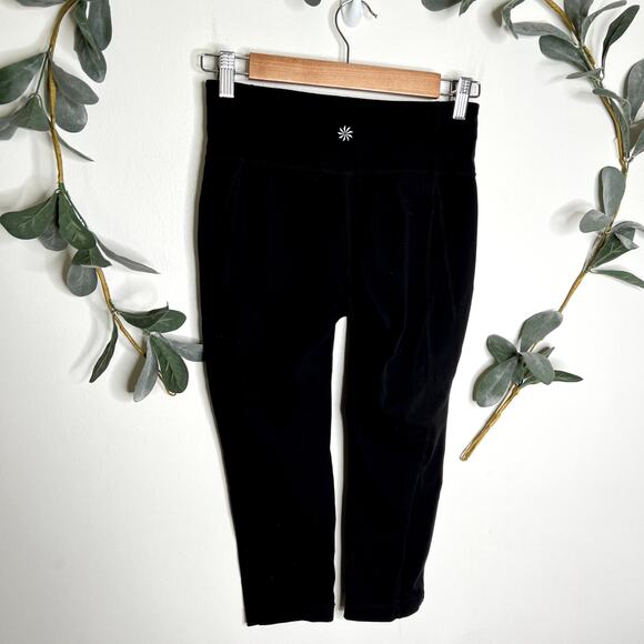 Athleta Black Cropped Leggings LAST CALL - Picture 4 of 6